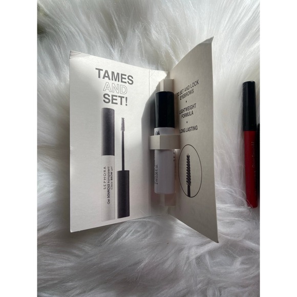 Sephora Collection Minis Bundle; Clear Brow Gel Red Lipstick Lipliner & Lipstain - Picture 2 of 8